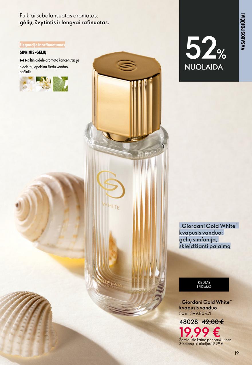 Oriflame katalogas akcijos nuo 
  2026-06-03 iki 
  2026-06-23 | Leidinukas.lt puslapis 19