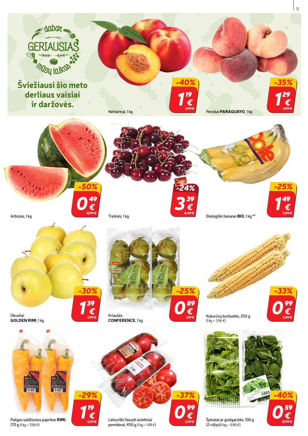 Rimi savaitinis leidinys akcijos nuo 
  2019-07-16 iki 
  2019-07-22 | Leidinukas.lt puslapis 9