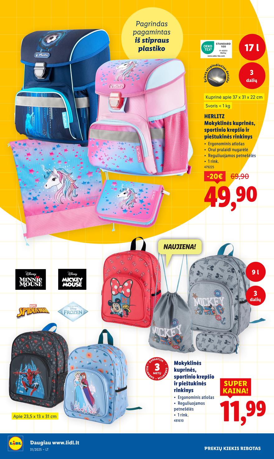 Lidl ne maisto leidinys akcijos nuo 
  2025-07-28 iki 
  2025-08-03 | Leidinukas.lt puslapis 10