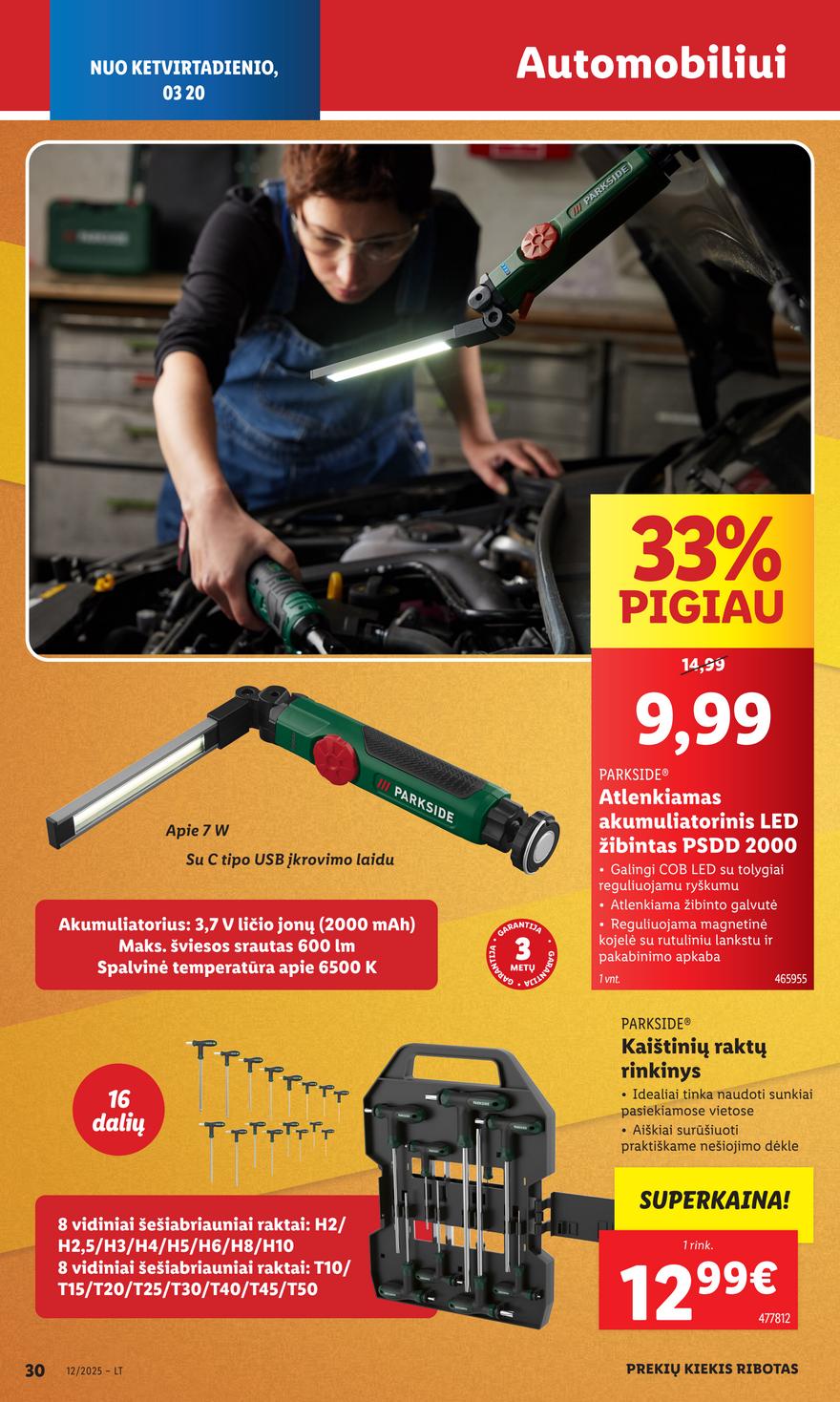 Lidl ne maisto leidinys akcijos nuo 
  2025-03-17 iki 
  2025-03-23 | Leidinukas.lt puslapis 30