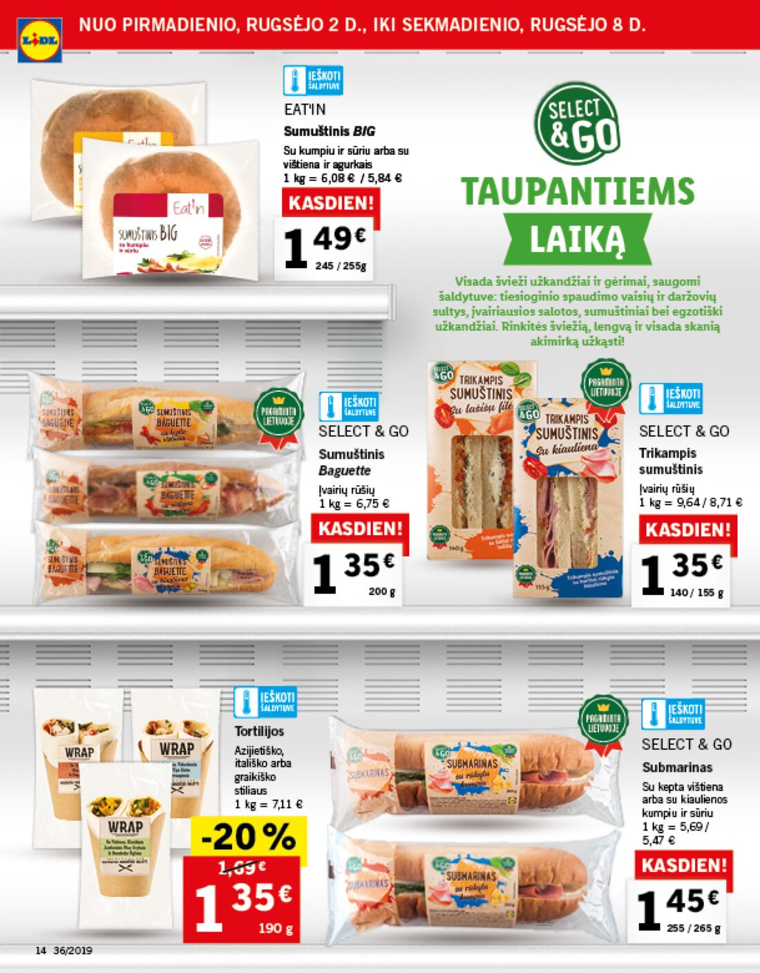 Lidl savaitinis leidinys akcijos nuo 
  2019-09-02 iki 
  2019-09-08 | Leidinukas.lt puslapis 14
