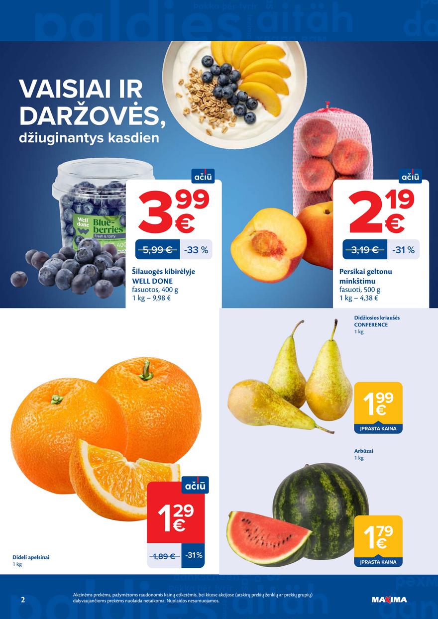 Maxima leidinys akcijos nuo 
  2026-05-19 iki 
  2026-05-25 | Leidinukas.lt puslapis 2