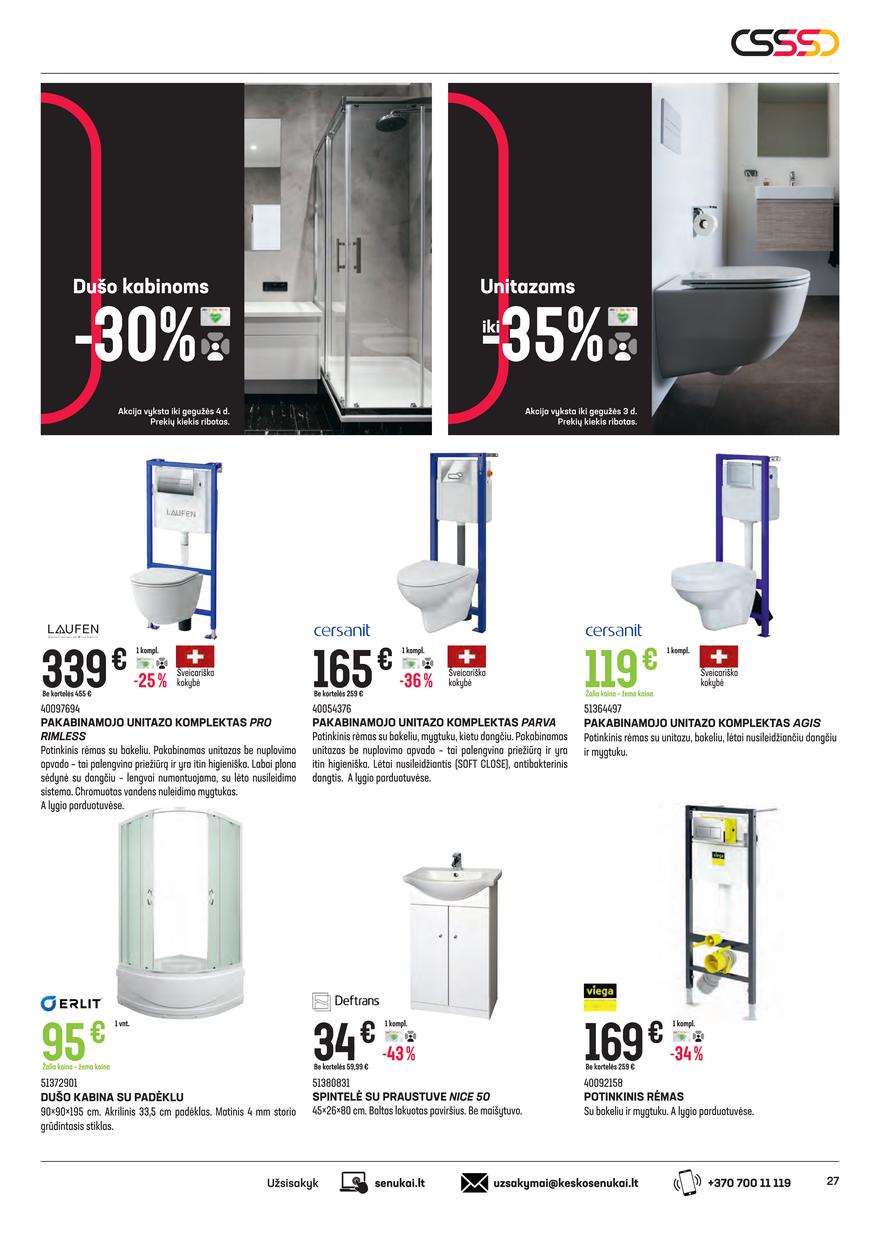 Senukai leidinys akcijos nuo 
  2021-04-15 iki 
  2021-05-03 | Leidinukas.lt puslapis 27