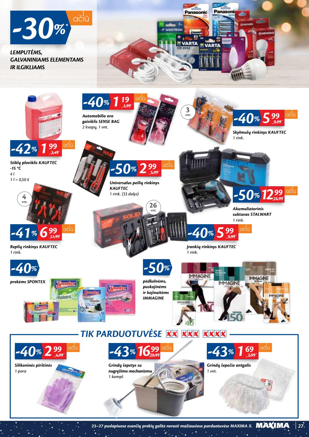 Maxima kaininis leidinys akcijos nuo 
  2020-12-01 iki 
  2020-12-07 | Leidinukas.lt puslapis 27