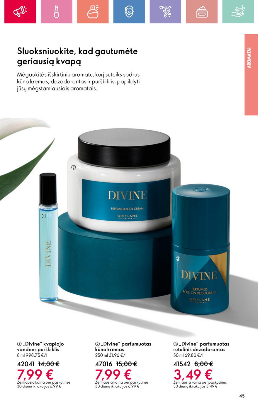 Oriflame katalogas akcijos nuo 
  2025-08-03 iki 
  2025-08-23 | Leidinukas.lt puslapis 45