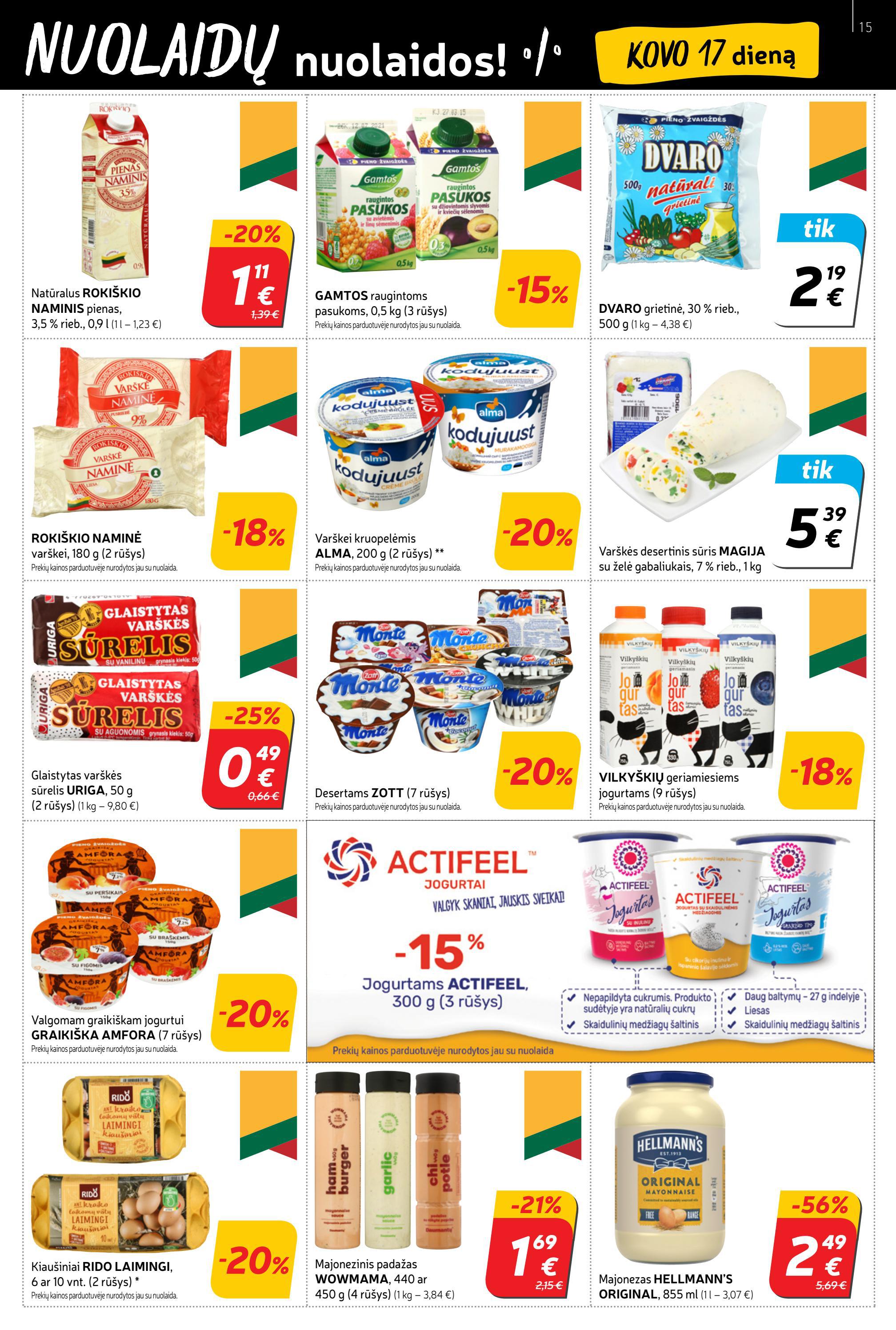 Rimi savaitinis leidinys akcijos nuo 
  2022-03-15 iki 
  2022-03-21 | Leidinukas.lt puslapis 15