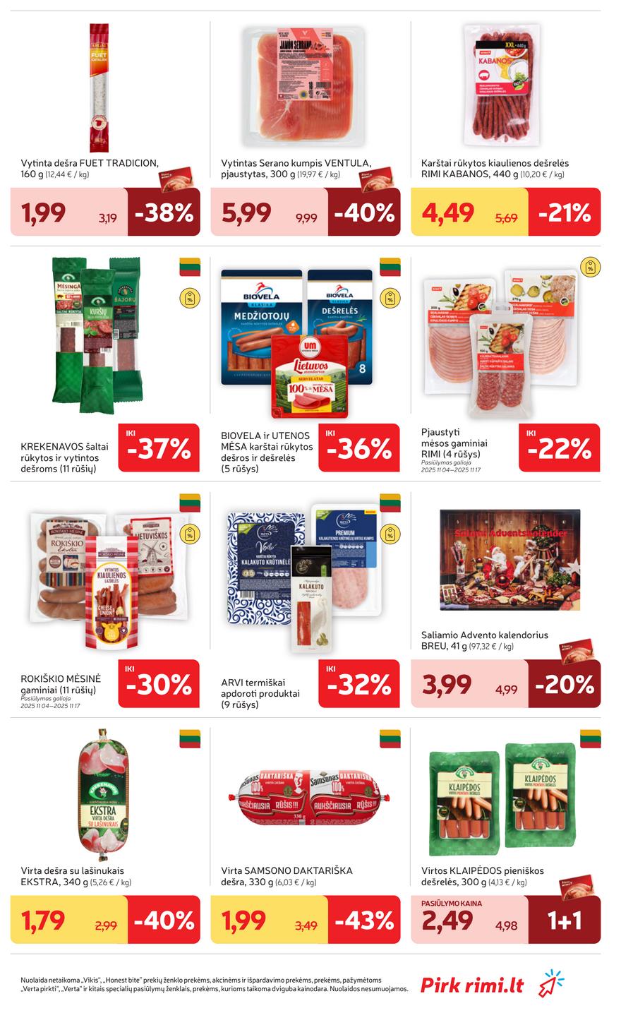 Rimi savaitinis leidinys akcijos nuo 
  2025-11-04 iki 
  2025-11-10 | Leidinukas.lt puslapis 15
