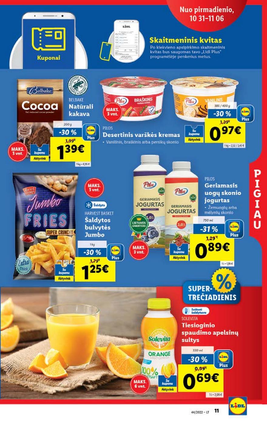 Ldil maisto leidinys akcijos nuo 
  2022-10-31 iki 
  2022-11-06 | Leidinukas.lt puslapis 11