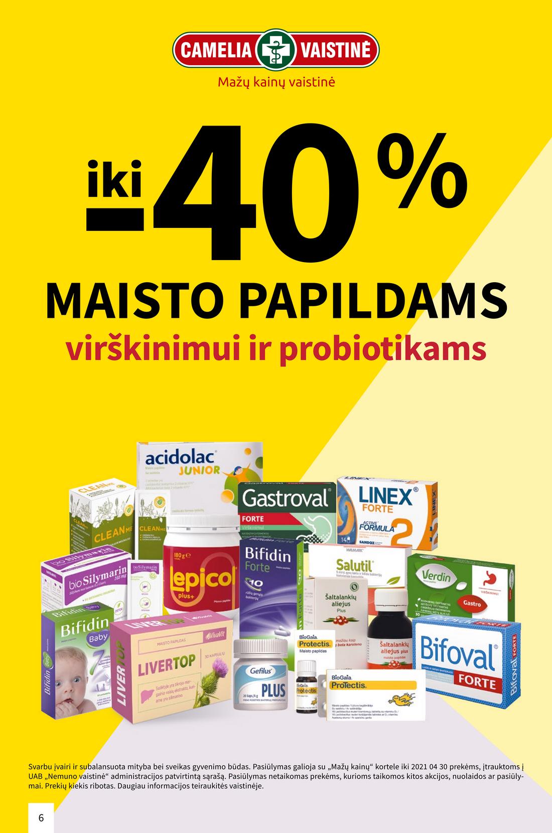 Camelia balandžio leidinys akcijos nuo
2021-04-01 iki
2021-04-30 | Leidinukas.lt puslapis 6