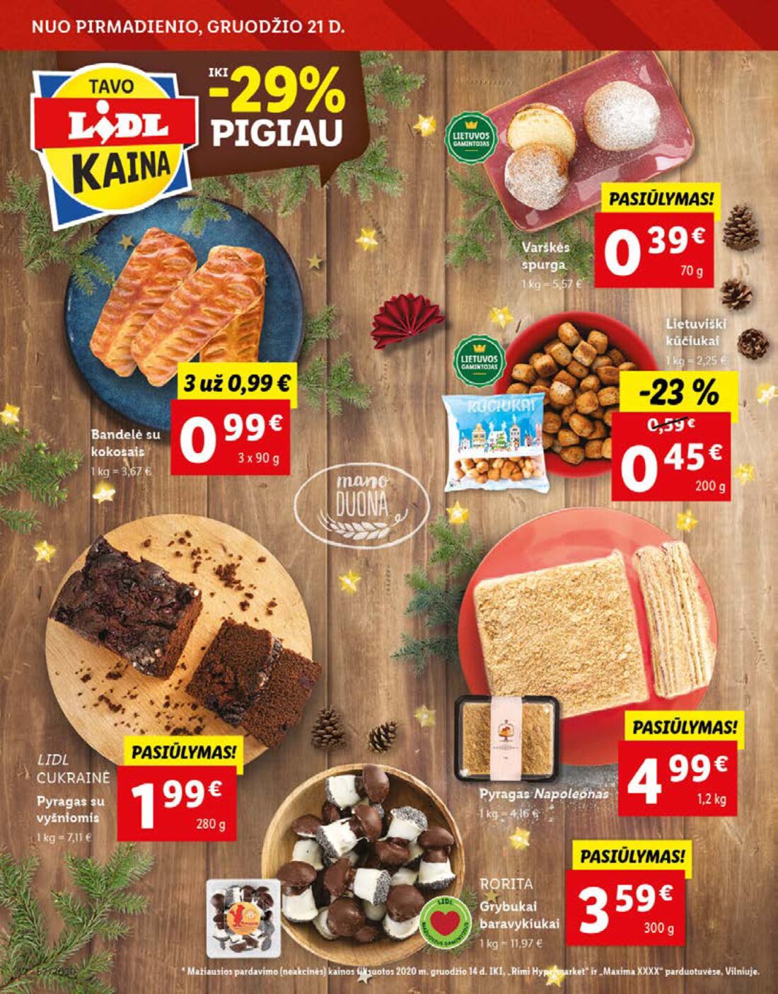 Lidl savaitinis leidinys akcijos nuo 
  2020-12-21 iki 
  2020-12-27 | Leidinukas.lt puslapis 12