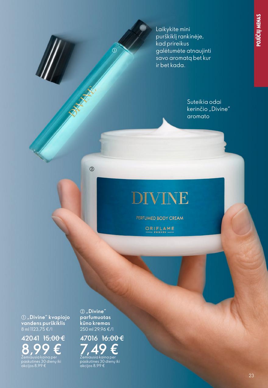 Oriflame katalogas akcijos nuo 
  2026-04-22 iki 
  2026-05-12 | Leidinukas.lt puslapis 23