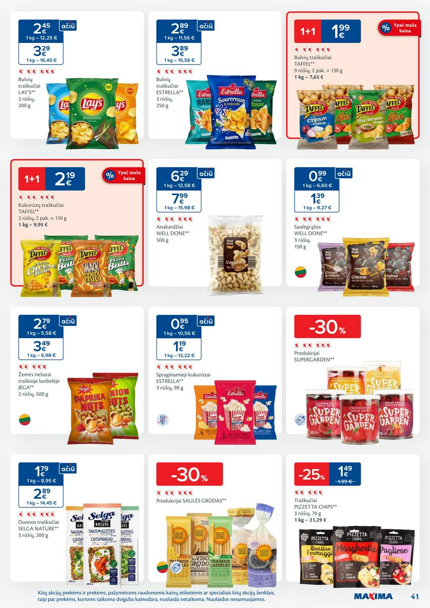Maxima leidinys 20 akcijos nuo 
  2025-05-13 iki 
  2025-05-19 | Leidinukas.lt puslapis 41