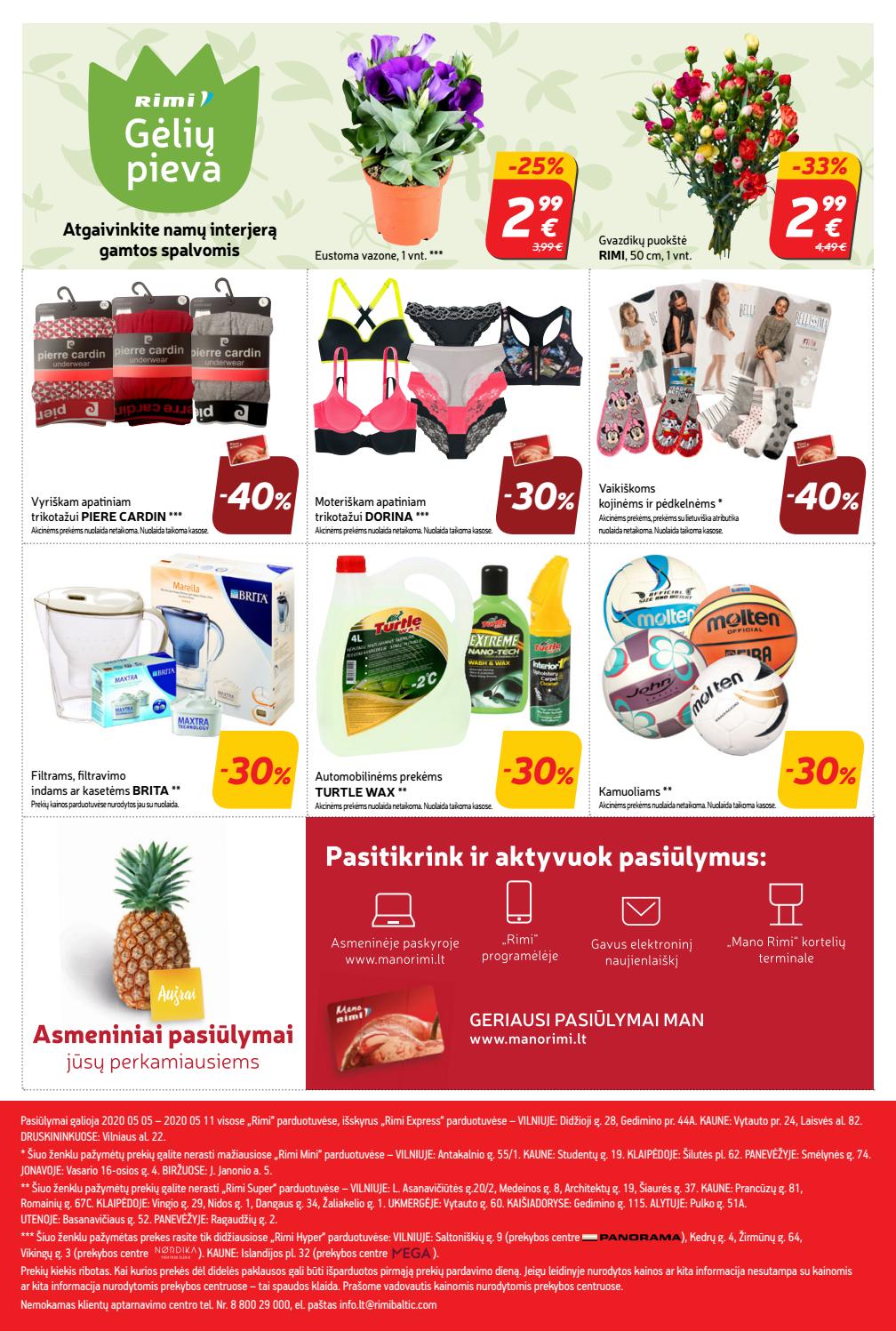 Rimi savaitinis leidinys akcijos nuo 
  2020-05-05 iki 
  2020-05-11 | Leidinukas.lt puslapis 16