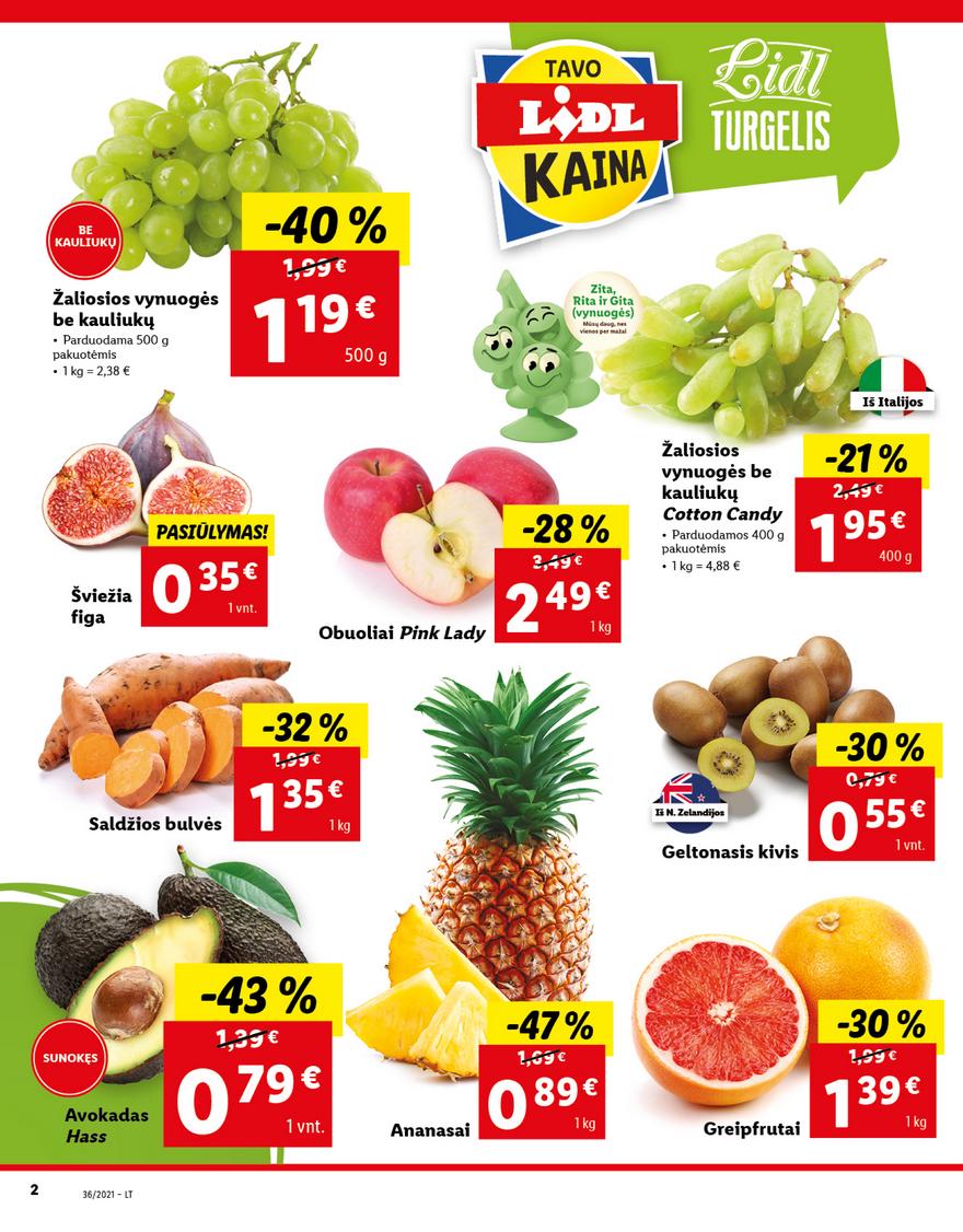 Lidl maisto prekių pasiūlymai akcijos nuo 
  2021-09-06 iki 
  2021-09-12 | Leidinukas.lt puslapis 2