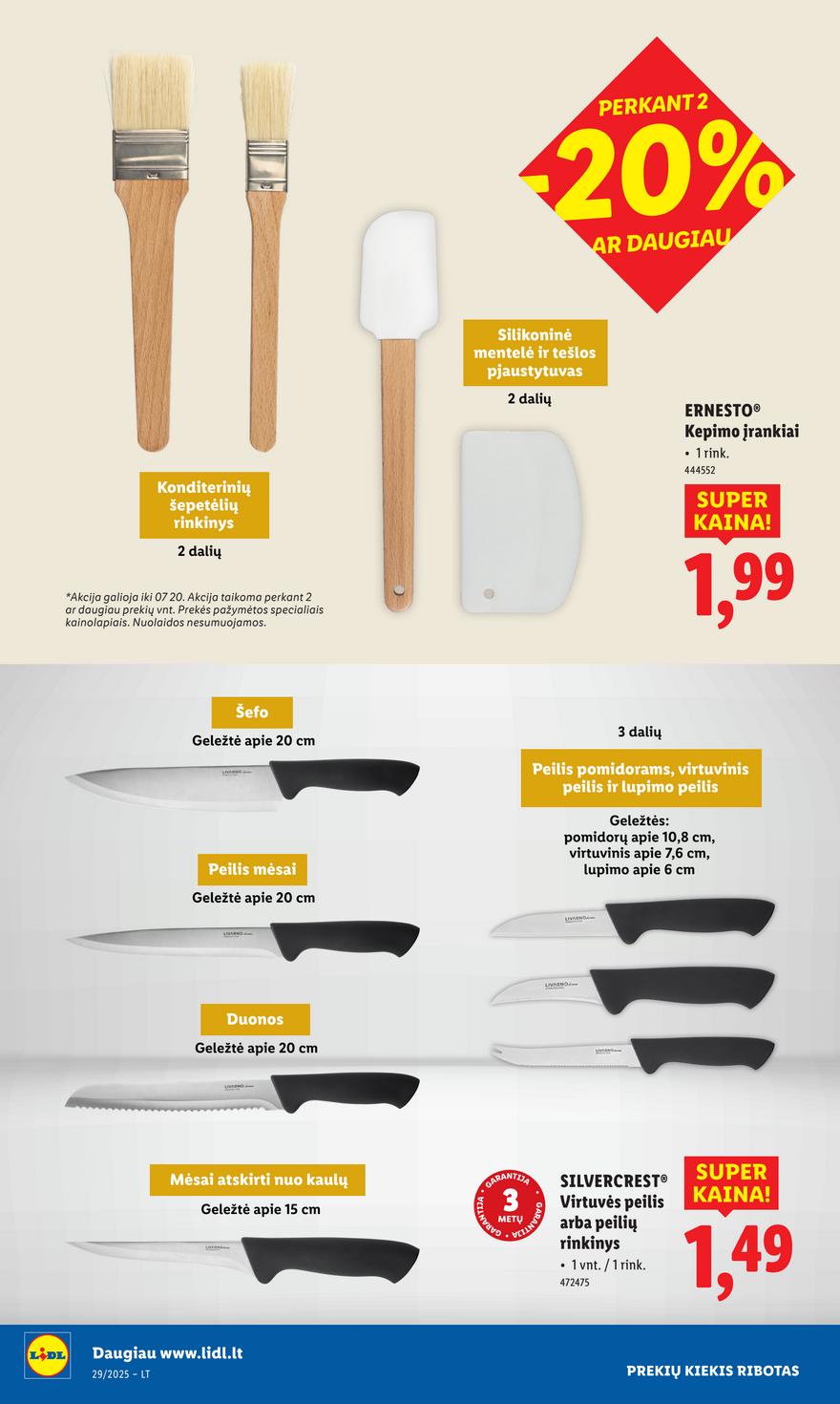 Lidl ne maisto leidinys akcijos nuo 
  2025-07-14 iki 
  2025-07-20 | Leidinukas.lt puslapis 14