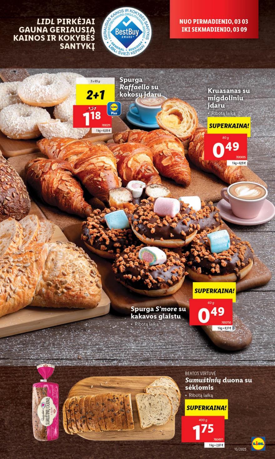 Lidl leidinys naujas akcijos nuo 
  2025-03-03 iki 
  2025-03-09 | Leidinukas.lt puslapis 7