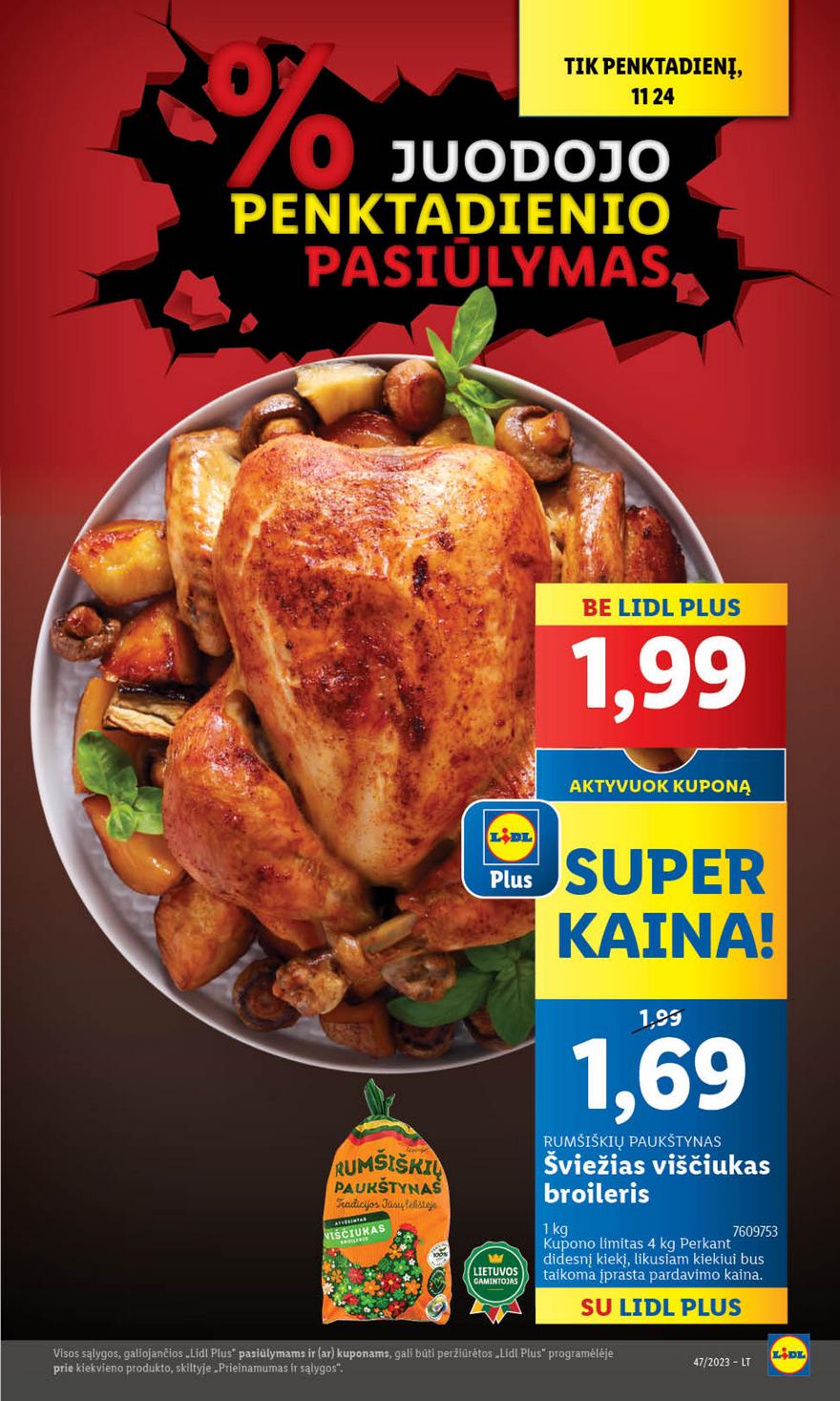 Lidl pasiūlymai akcijos nuo 
  2023-11-20 iki 
  2023-11-26 | Leidinukas.lt puslapis 45