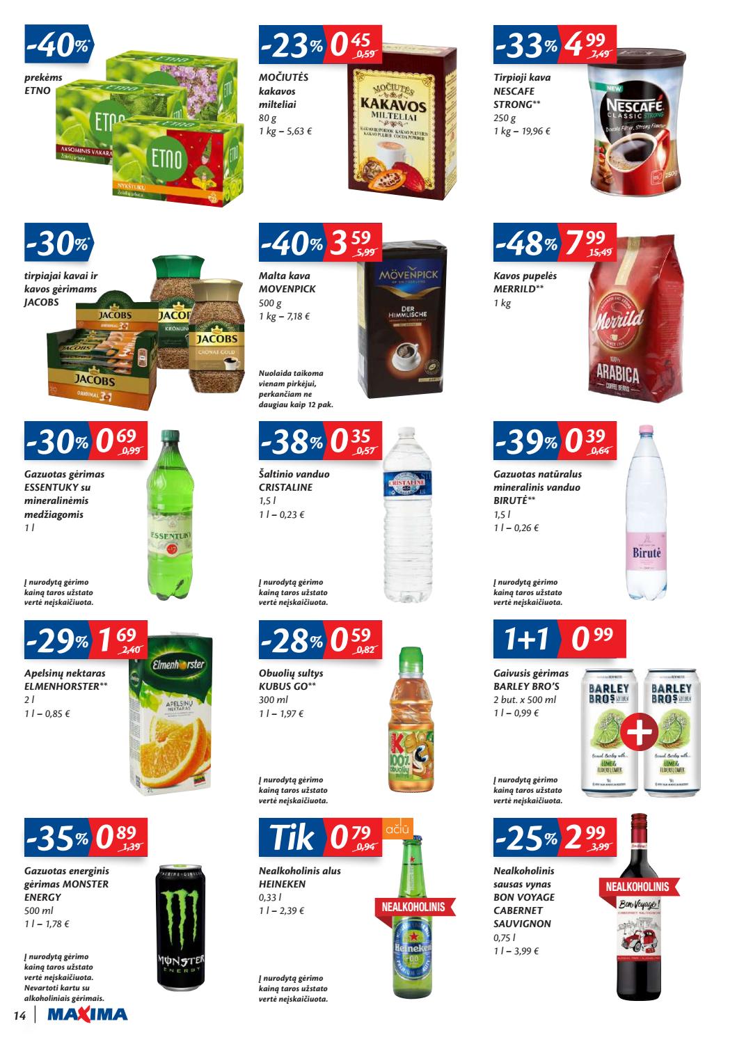 Maxima kaininis leidinys akcijos nuo 
  2019-10-22 iki 
  2019-10-28 | Leidinukas.lt puslapis 14