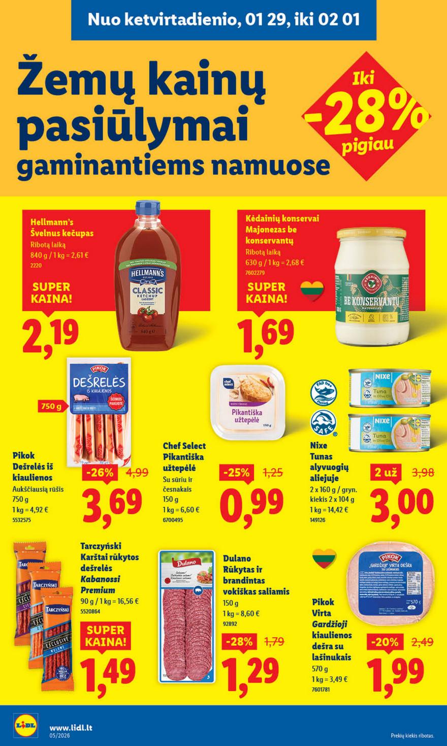 Lidl leidinys naujas akcijos nuo 
  2026-01-26 iki 
  2026-02-01 | Leidinukas.lt puslapis 20