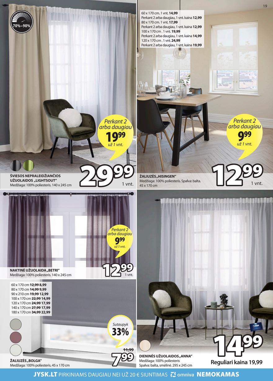 Jysk leidinys akcijos nuo 
  2022-03-01 iki 
  2022-03-14 | Leidinukas.lt puslapis 19