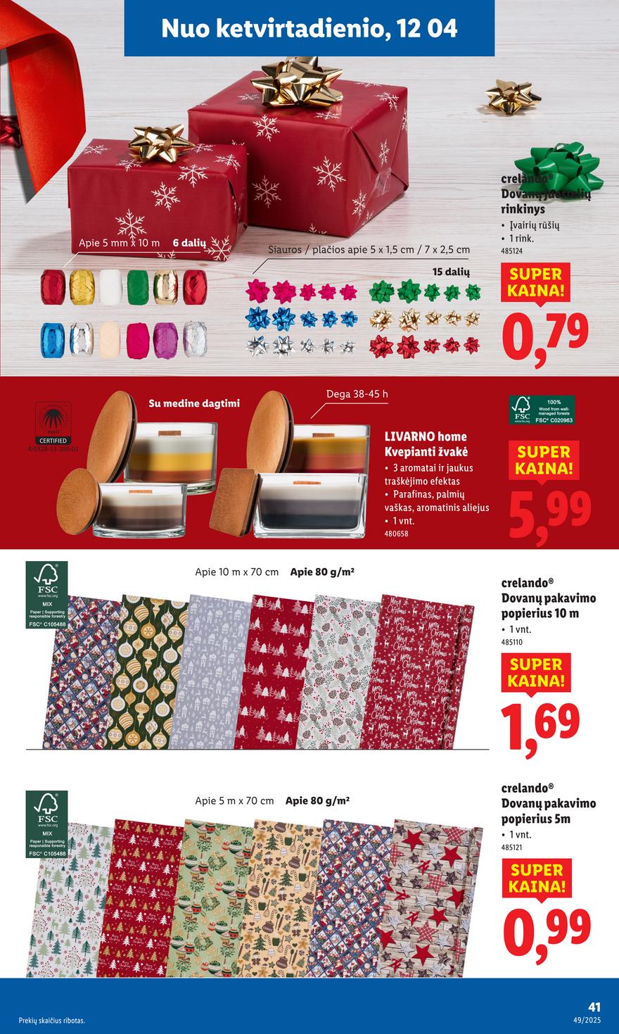 Lidl leidinys akcijos nuo 
  2025-12-01 iki 
  2025-12-07 | Leidinukas.lt puslapis 41