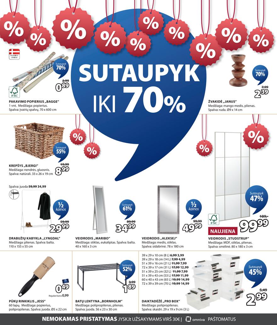 Jysk akcijų leidinys akcijos nuo 
  2025-07-15 iki 
  2025-07-28 | Leidinukas.lt puslapis 10