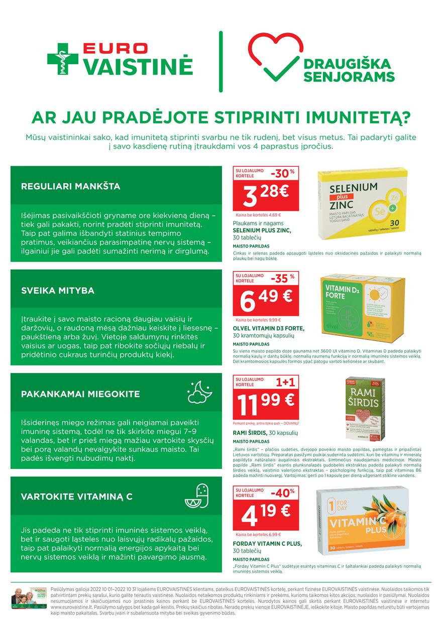 Euro vaistinė leidinys akcijos nuo 
  2022-10-01 iki 
  2022-10-31 | Leidinukas.lt puslapis 39