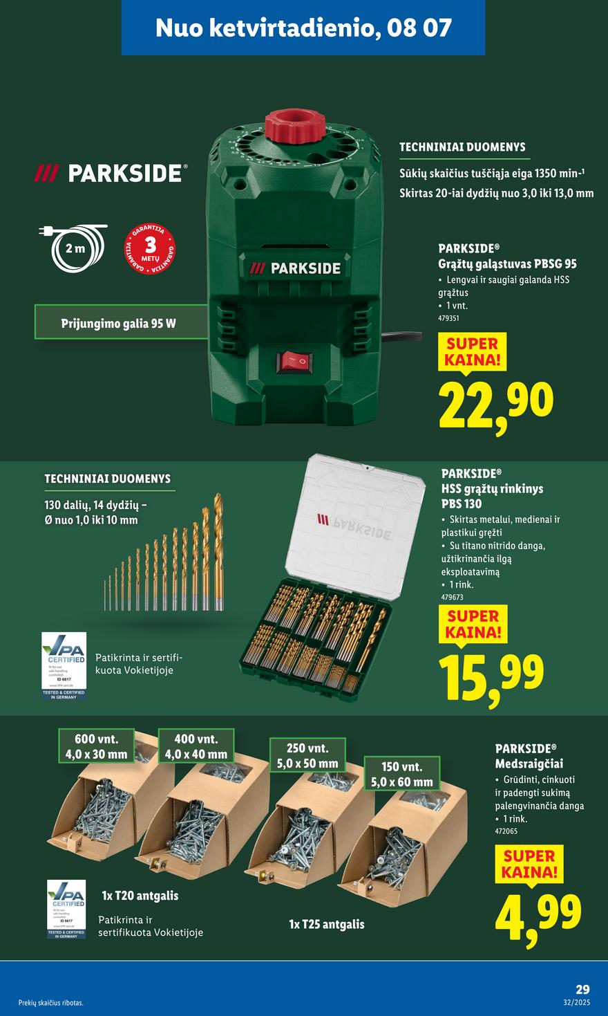 Lidl ne maisto leidinys akcijos nuo 
  2025-08-04 iki 
  2025-08-10 | Leidinukas.lt puslapis 29