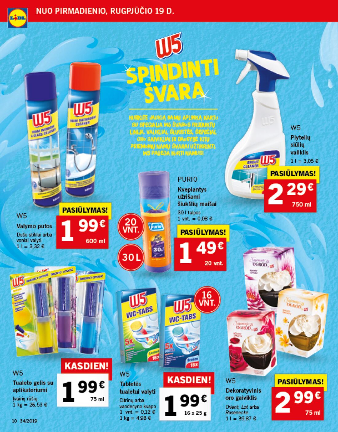 Lidl savaitinis leidinys akcijos nuo 
  2019-08-19 iki 
  2019-08-25 | Leidinukas.lt puslapis 10