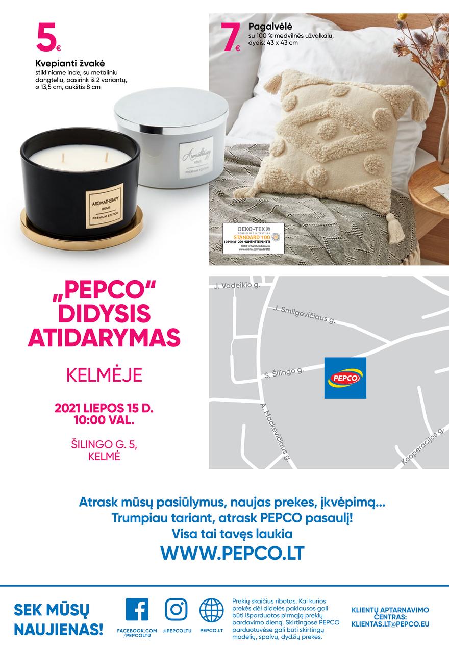 Pepco atidarymo leidinys akcijos nuo
2021-07-15 iki
2021-07-21 | Leidinukas.lt puslapis 8