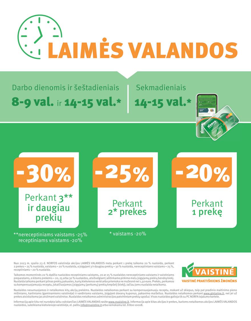 Norfos vaistinės leidinys akcijos nuo 
  2025-12-01 iki 
  2025-12-31 | Leidinukas.lt puslapis 13