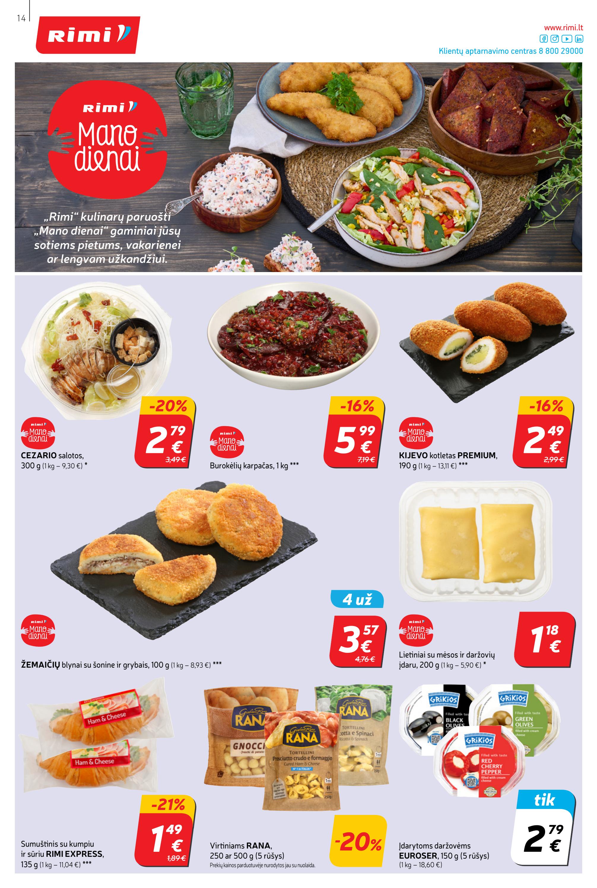 Rimi savaitinis leidinys akcijos nuo 
  2022-09-13 iki 
  2022-09-19 | Leidinukas.lt puslapis 14