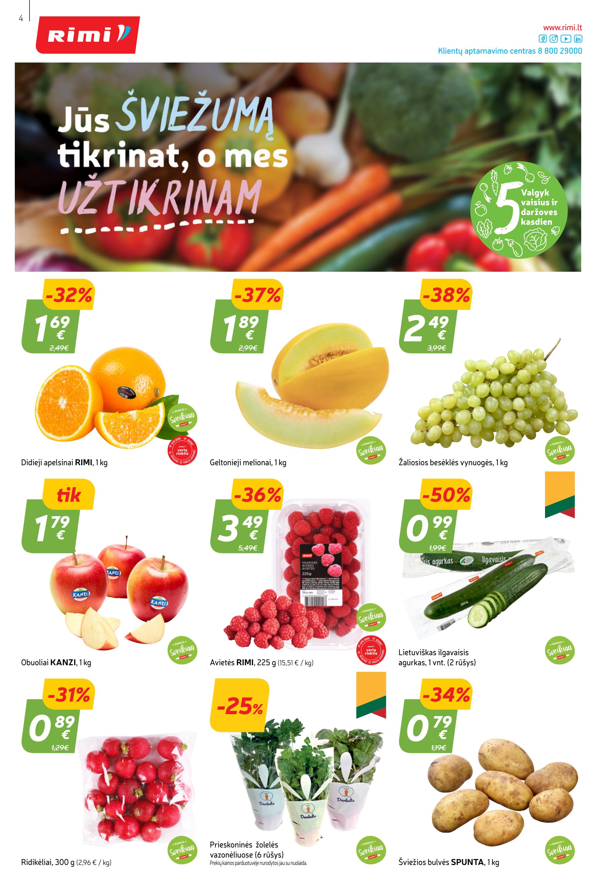 Rimi savaitinis leidinys akcijos nuo 
  2023-05-02 iki 
  2023-05-08 | Leidinukas.lt puslapis 4