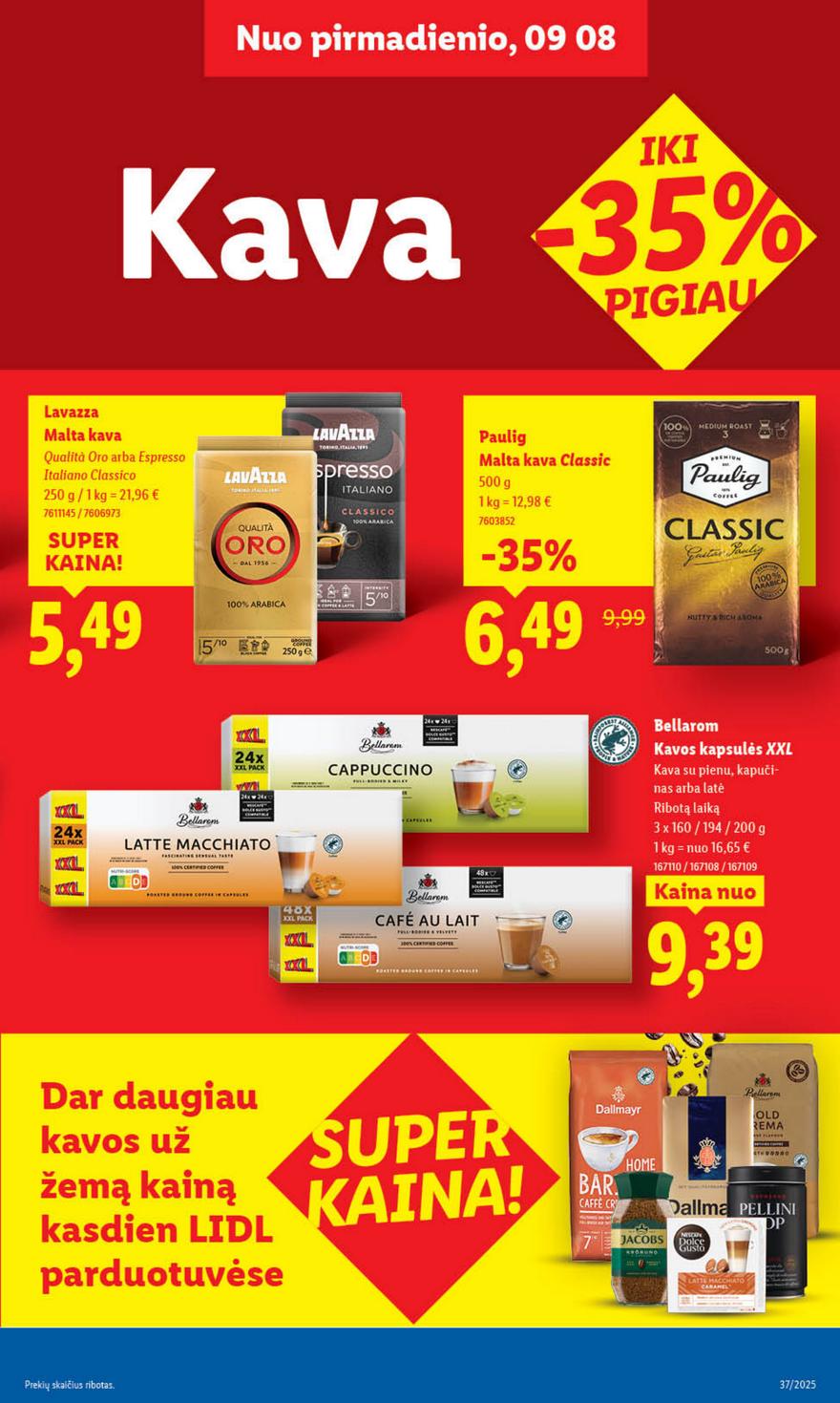 Lidl leidinys akcijos nuo 
  2025-09-08 iki 
  2025-09-14 | Leidinukas.lt puslapis 31