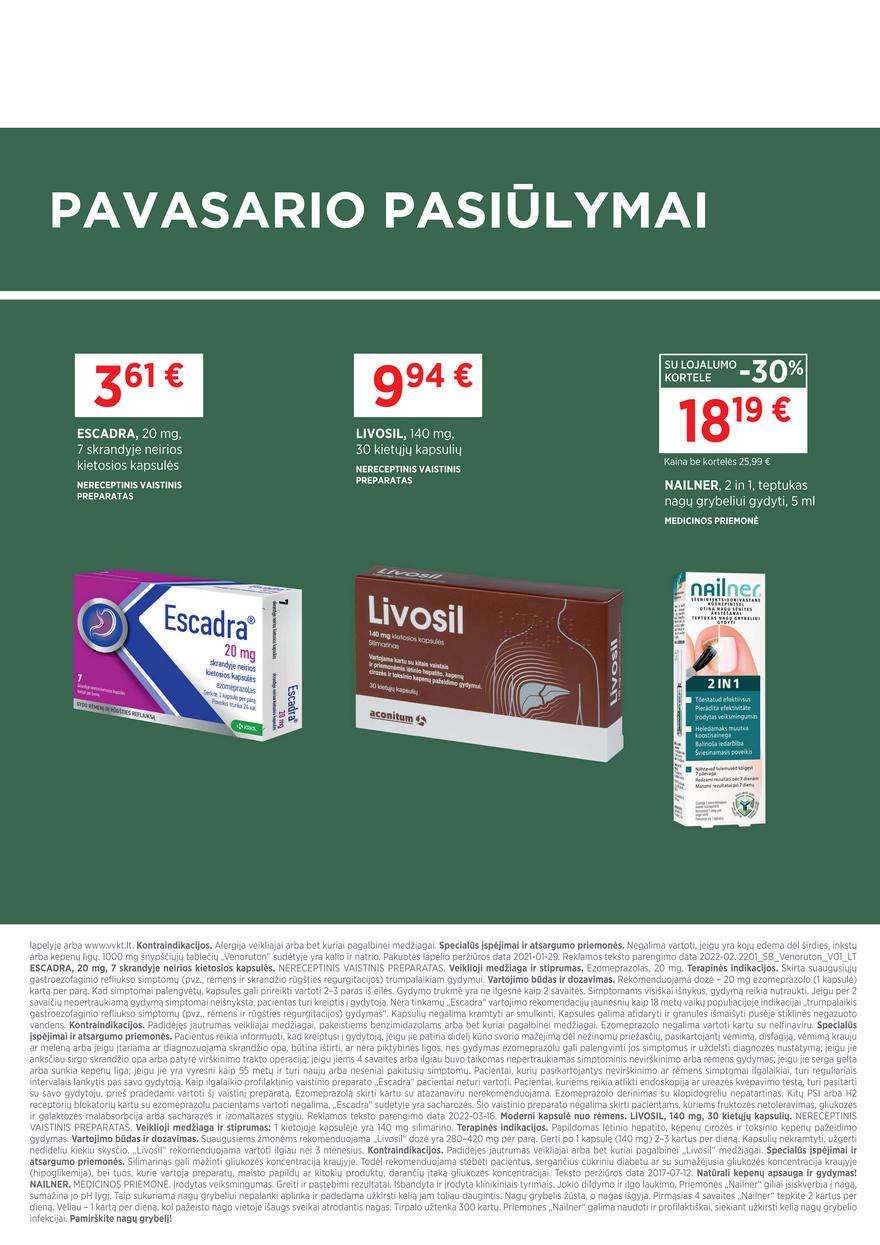 Euro vaistinė leidinys akcijos nuo 
  2023-05-01 iki 
  2023-05-31 | Leidinukas.lt puslapis 7