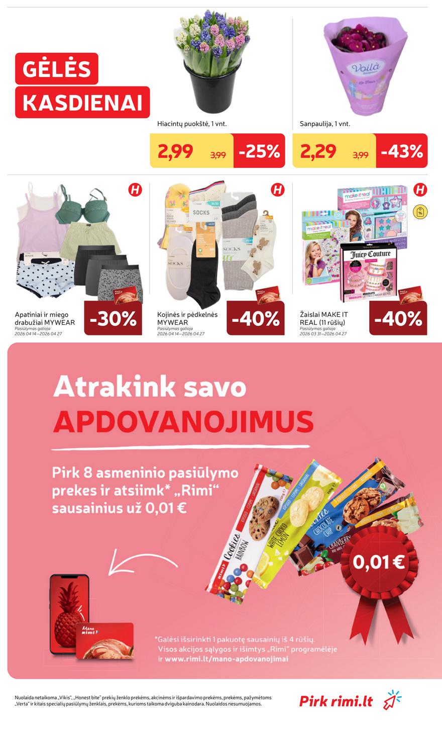 Rimi leidinys akcijos nuo 
  2026-04-14 iki 
  2026-04-20 | Leidinukas.lt puslapis 31