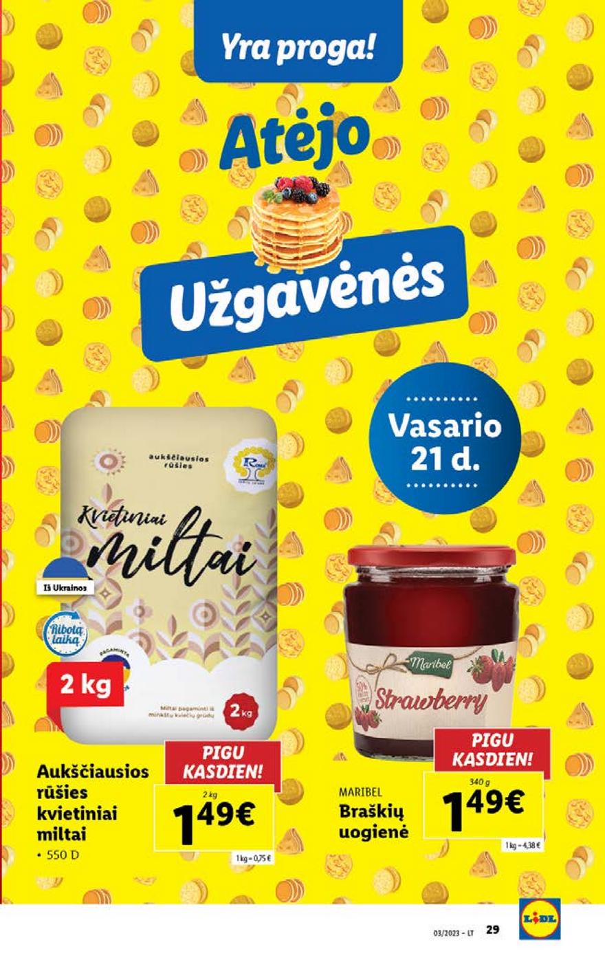 Lidl pasiūlymai akcijos nuo 
  2023-02-20 iki 
  2023-02-26 | Leidinukas.lt puslapis 29