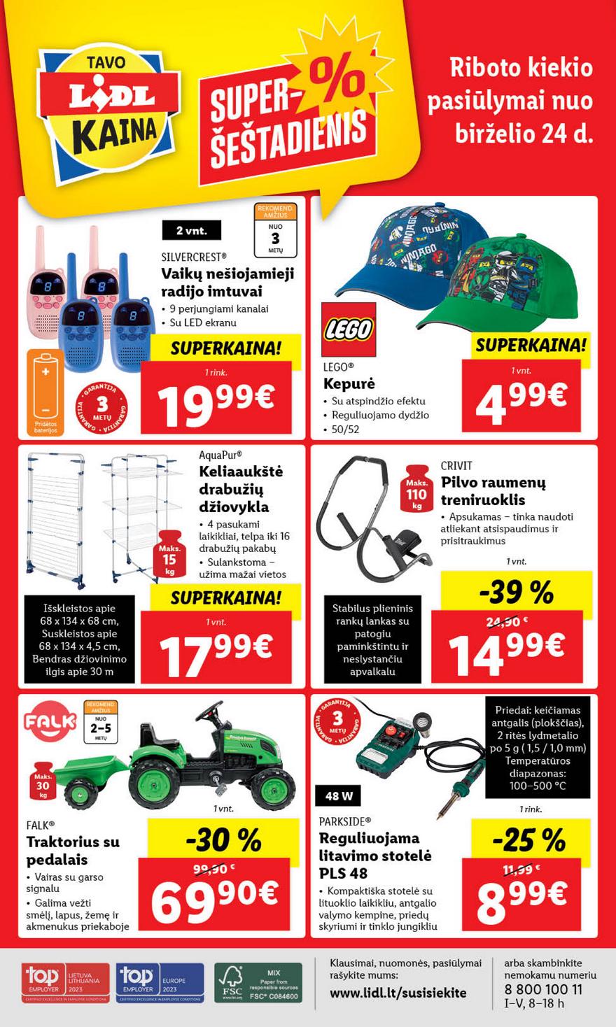 Ldil ne maisto prekių pasiūlymai akcijos nuo 
  2023-06-19 iki 
  2023-06-25 | Leidinukas.lt puslapis 24