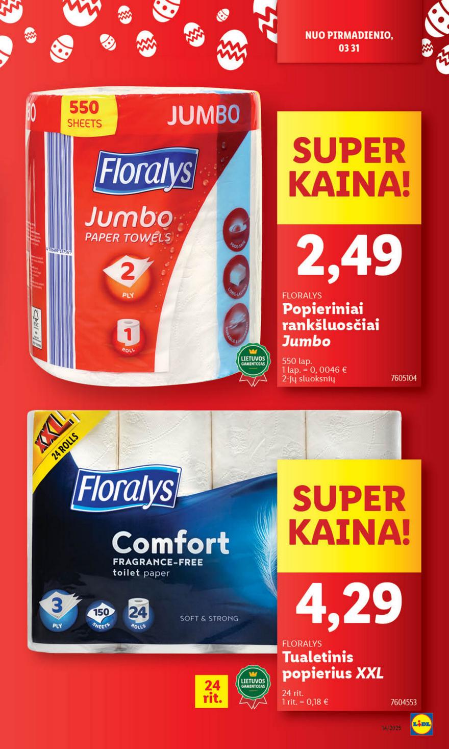 Lidl leidinys akcijos nuo 
  2025-03-31 iki 
  2025-04-06 | Leidinukas.lt puslapis 13