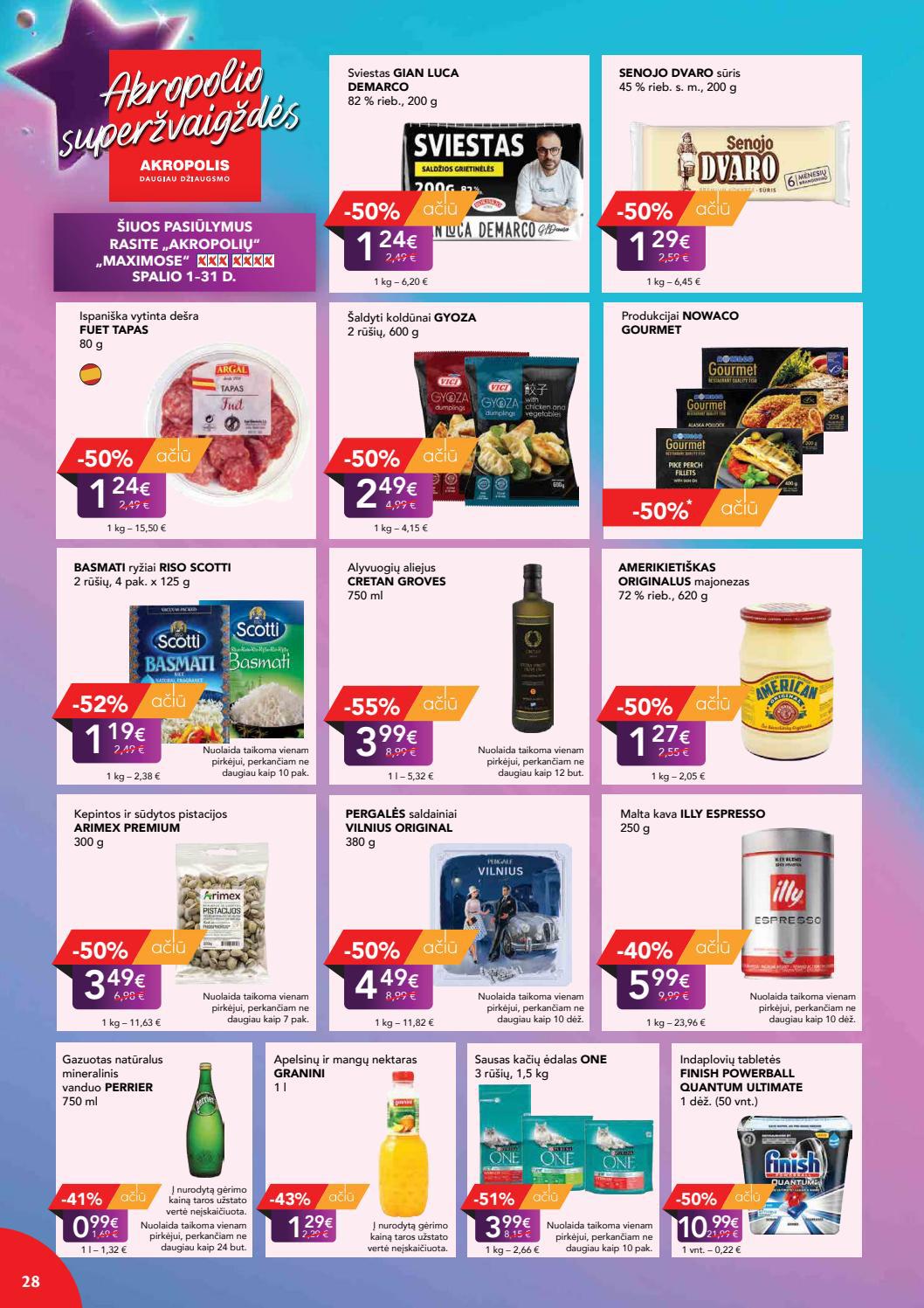 Maxima leidinys akcijos nuo 
  2021-10-12 iki 
  2021-10-18 | Leidinukas.lt puslapis 28