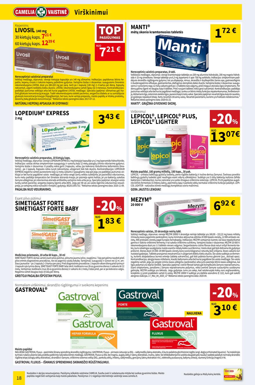 Camelia gegužės leidinys akcijos nuo 
  2021-05-01 iki 
  2021-05-31 | Leidinukas.lt puslapis 18