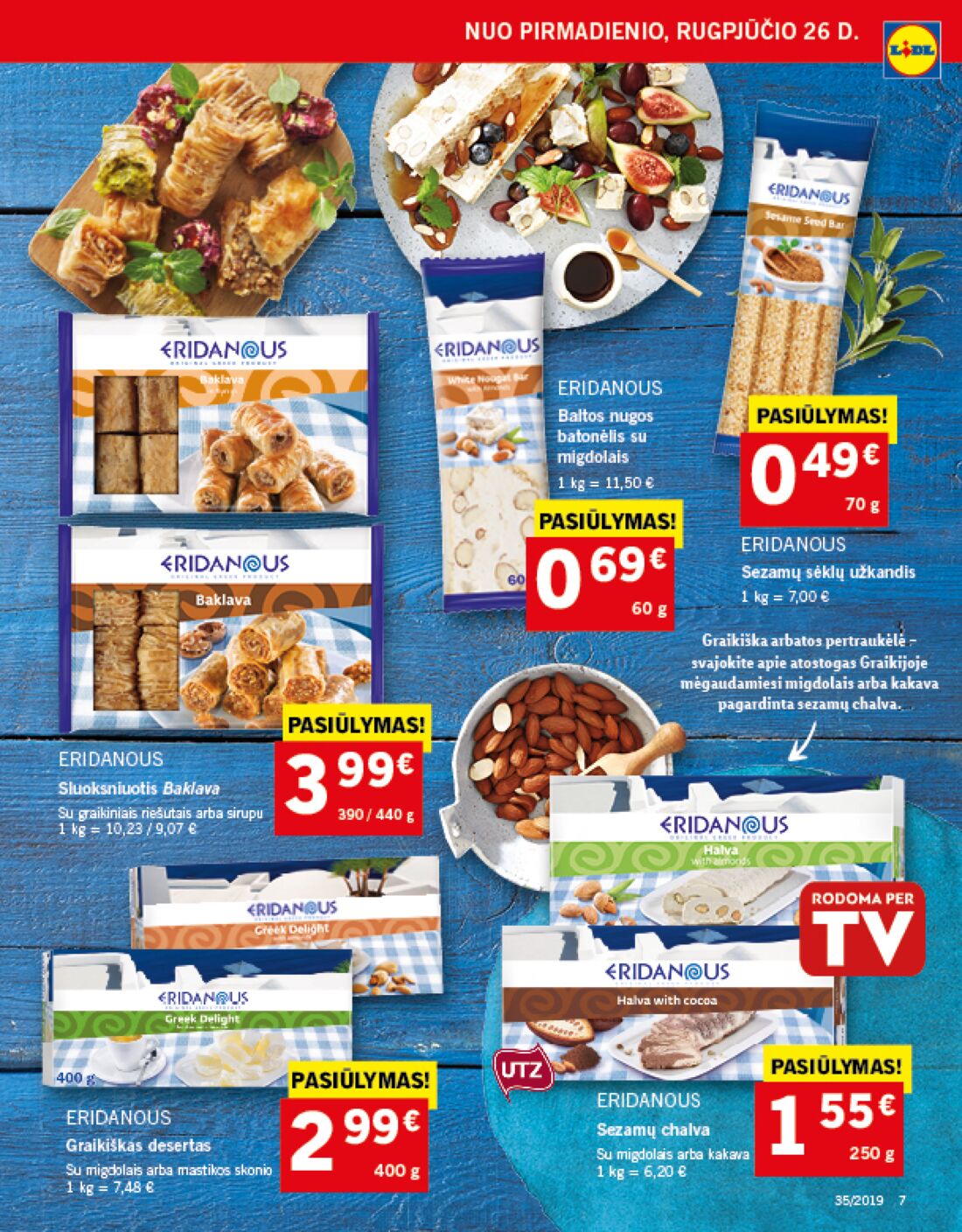 Lidl savaitinis leidinys akcijos nuo 
  2019-08-26 iki 
  2019-09-01 | Leidinukas.lt puslapis 7