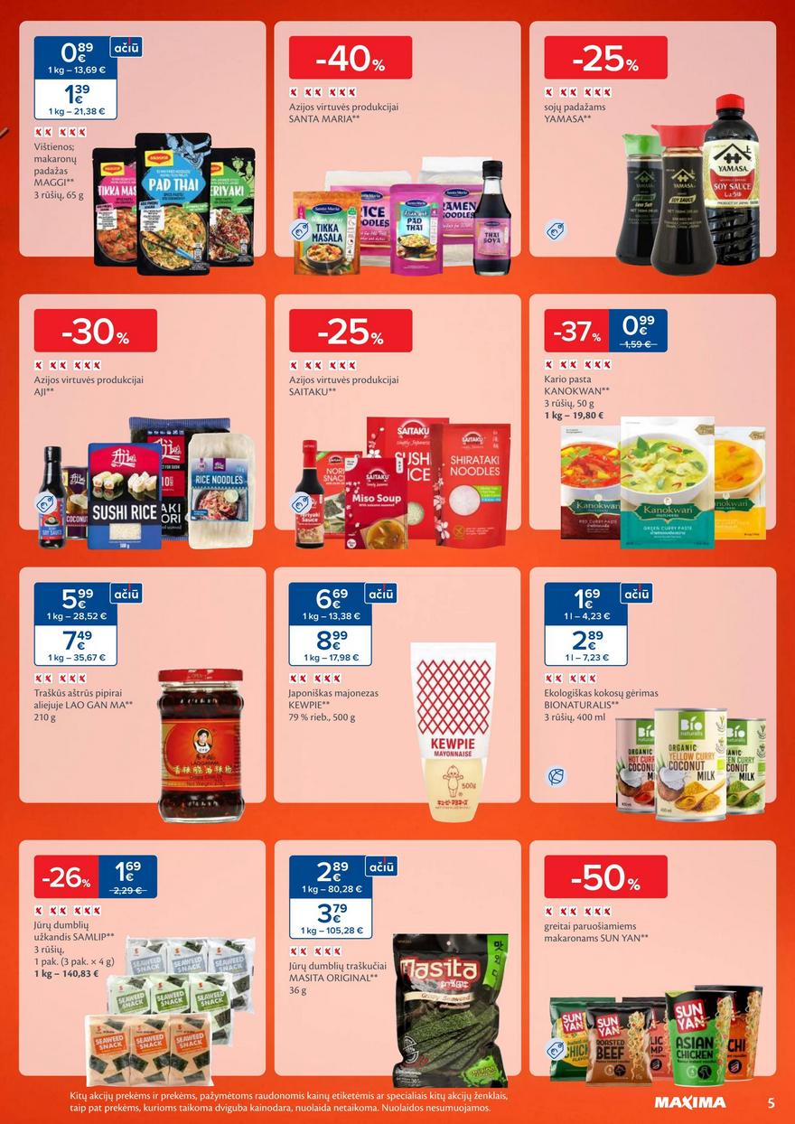 Maxima leidinys 41 akcijos nuo
2024-10-08 iki
2024-10-14 | Leidinukas.lt puslapis 5