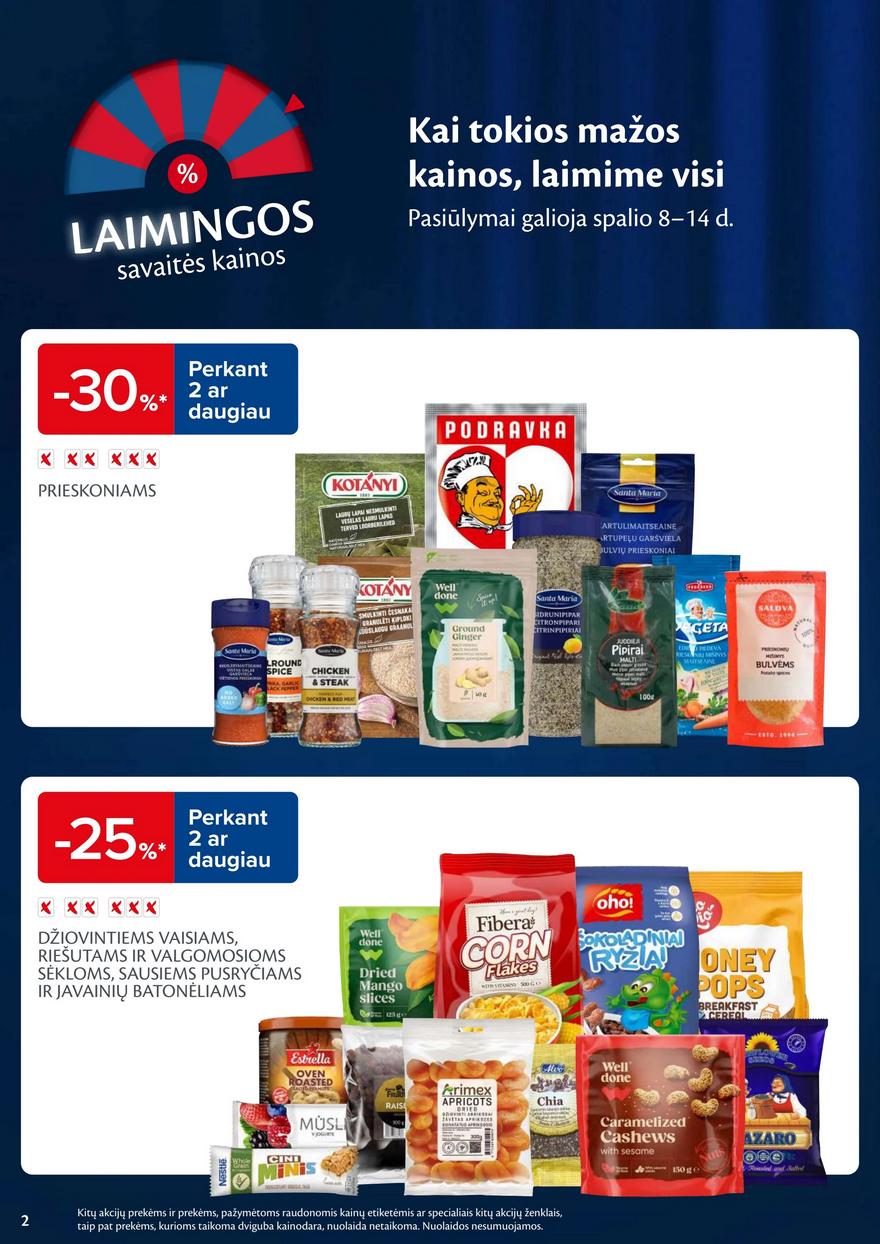 Maxima leidinys 41 akcijos nuo
2024-10-08 iki
2024-10-14 | Leidinukas.lt puslapis 2