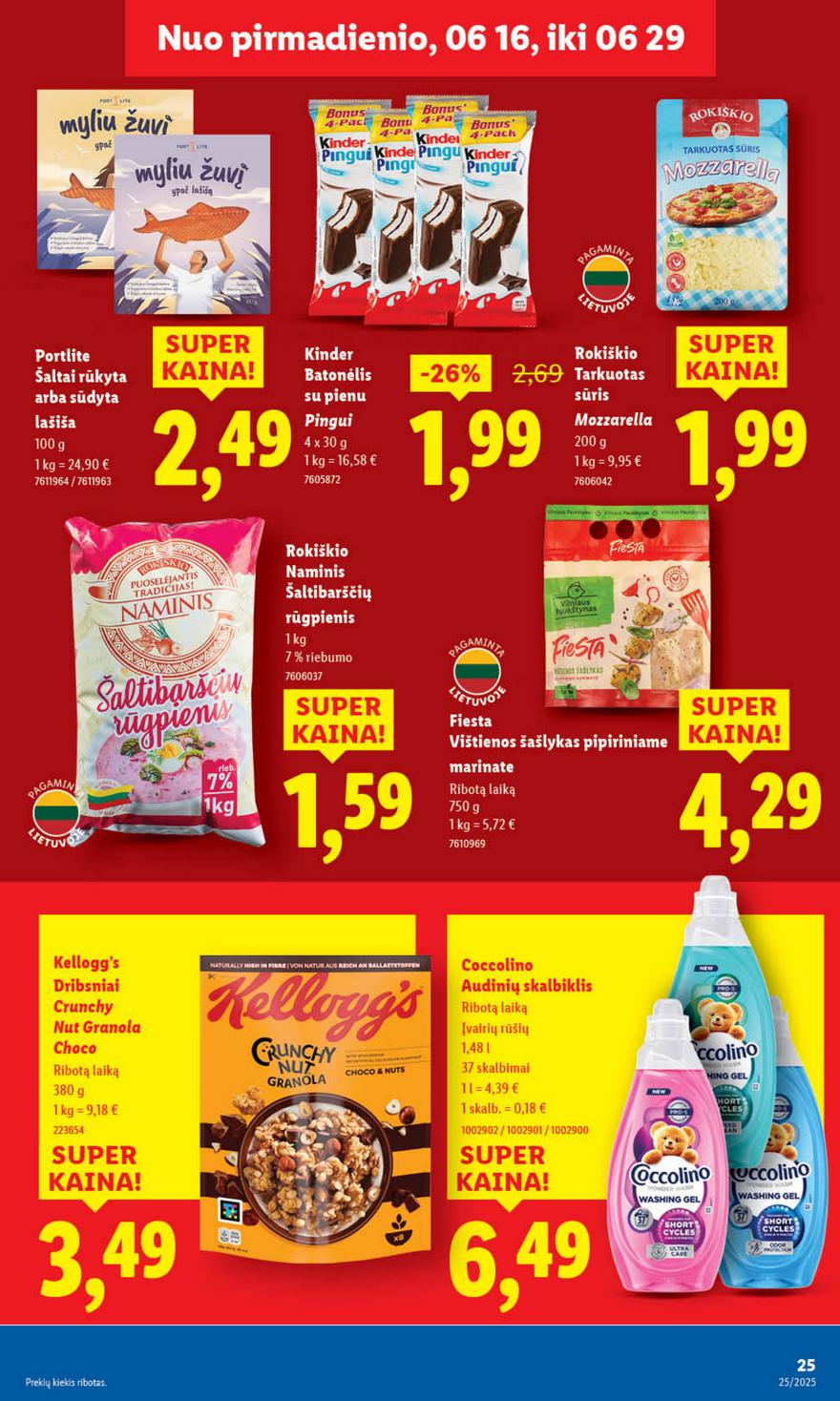 Lidl leidinys naujas akcijos nuo 
  2025-06-16 iki 
  2025-06-22 | Leidinukas.lt puslapis 25