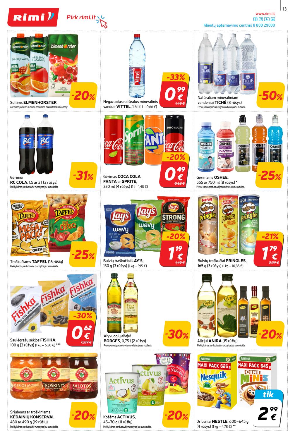 Rimi savaitinis leidinys akcijos nuo 
  2021-01-05 iki 
  2021-01-11 | Leidinukas.lt puslapis 13