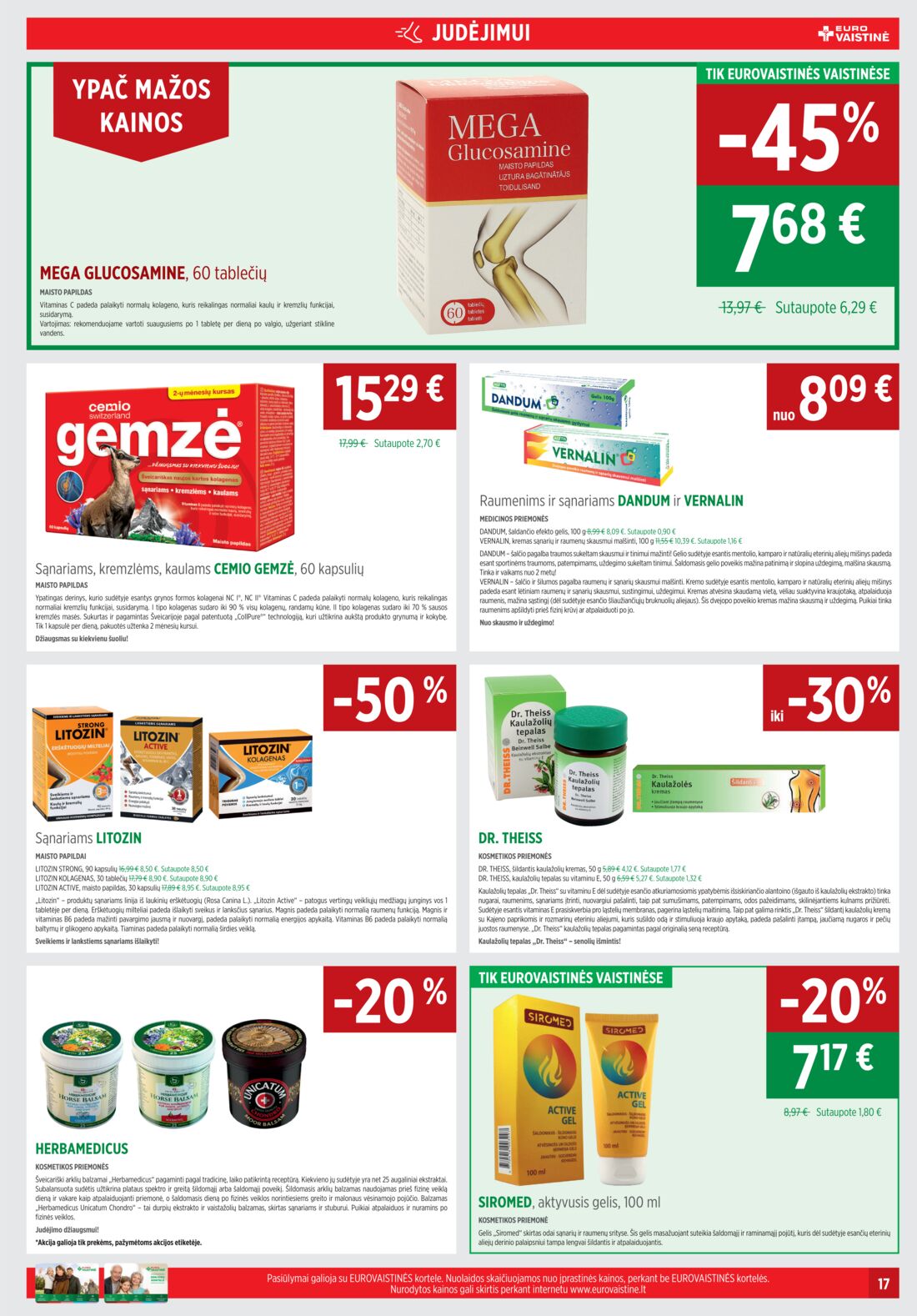 Euro vaistinė leidinys akcijos nuo 
  2020-11-01 iki 
  2020-11-30 | Leidinukas.lt puslapis 17