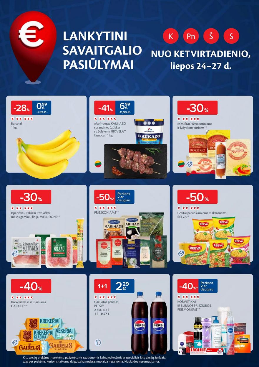 Maxima savaitinis leidinys akcijos nuo 
  2025-07-22 iki 
  2025-07-28 | Leidinukas.lt puslapis 48