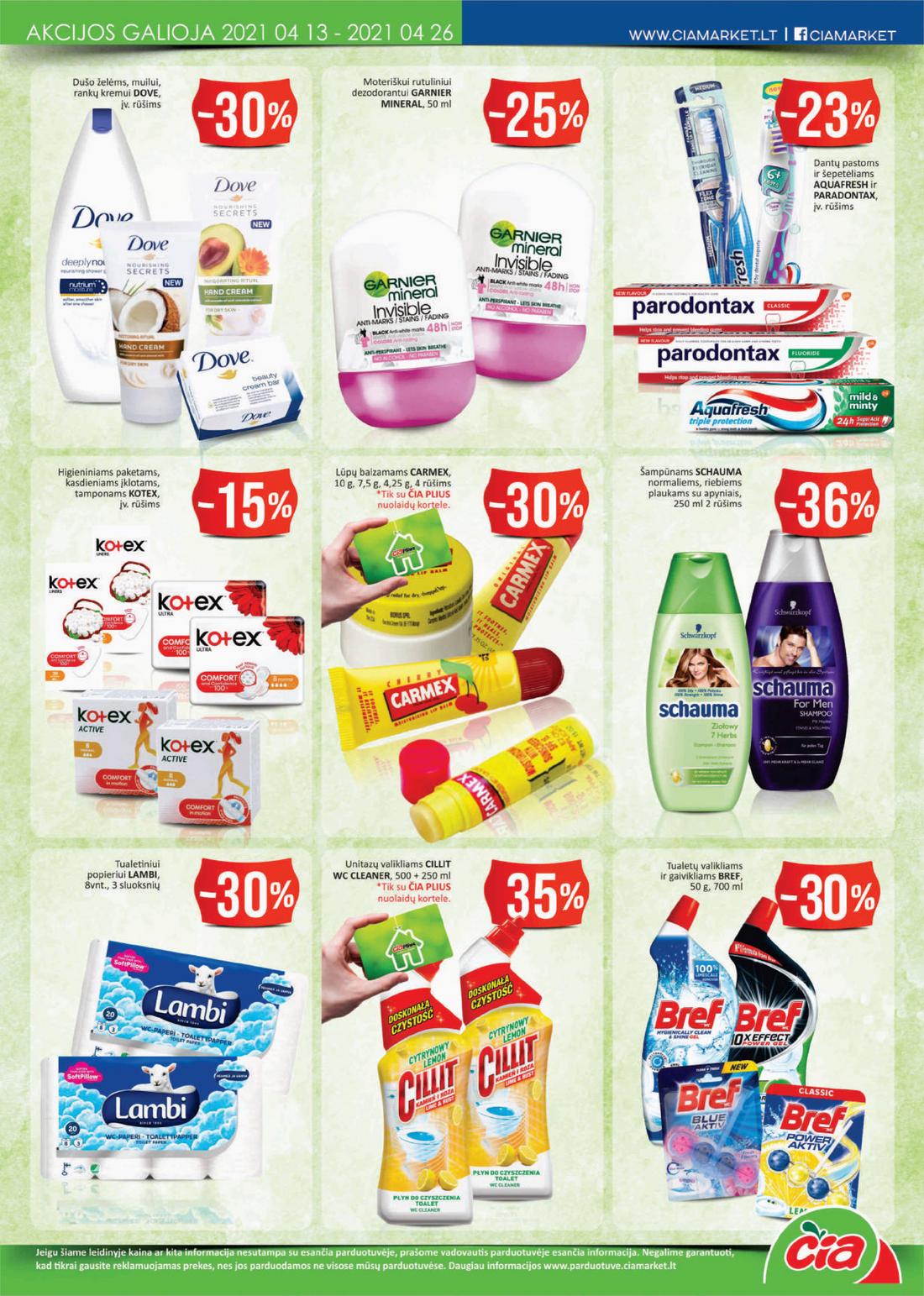 Čia market leidinys akcijos nuo 
  2021-04-14 iki 
  2021-04-26 | Leidinukas.lt puslapis 14