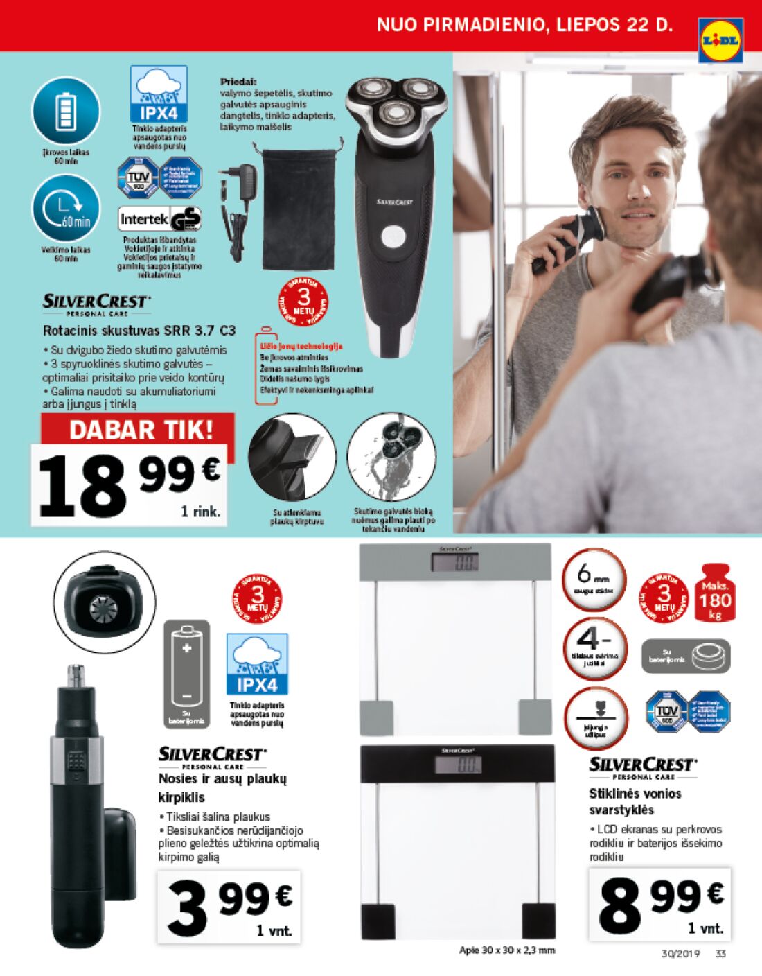 Lidl savaitinis leidinys akcijos nuo 
  2019-07-22 iki 
  2019-07-28 | Leidinukas.lt puslapis 33